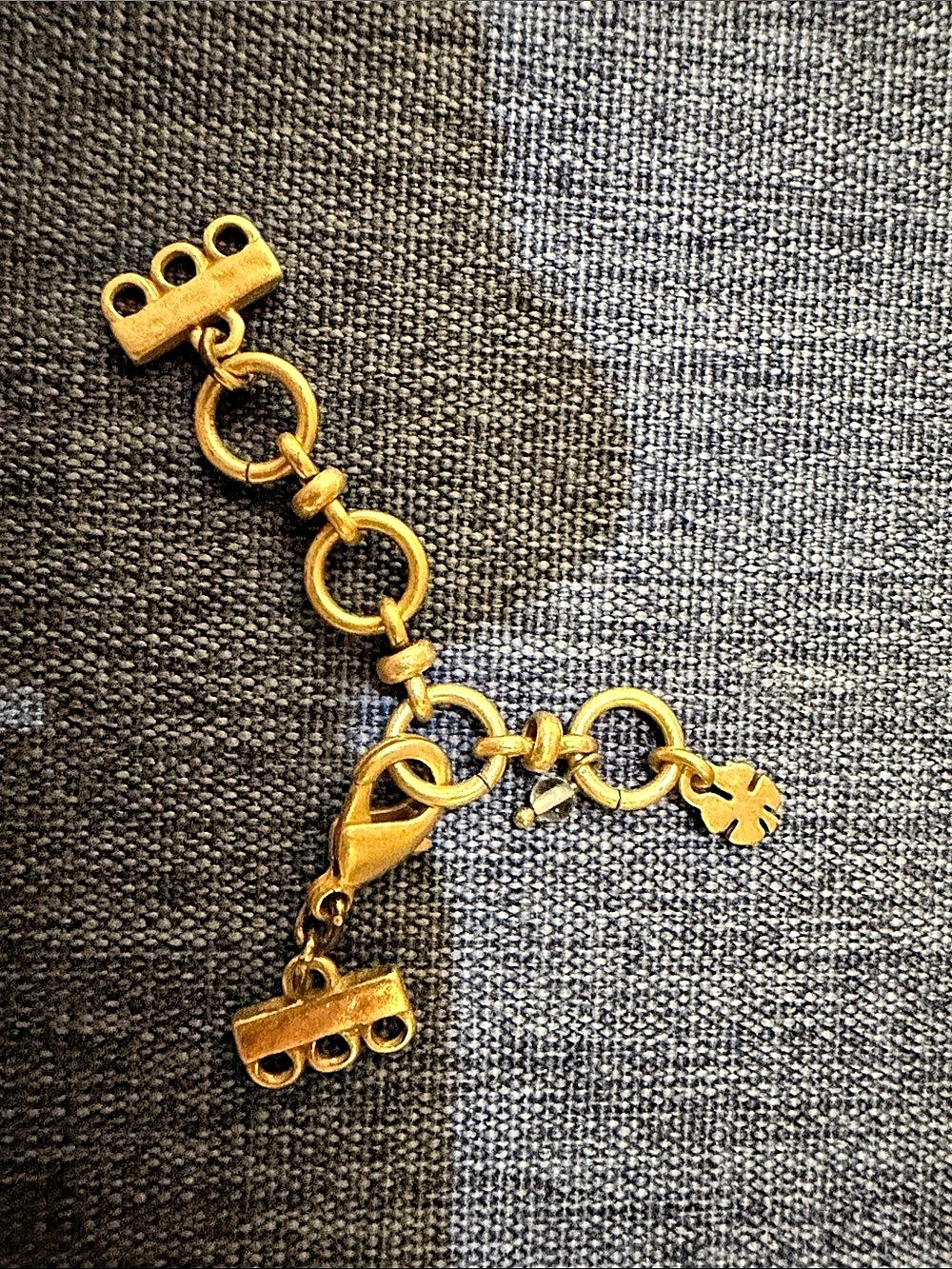 Vintage necklace connector